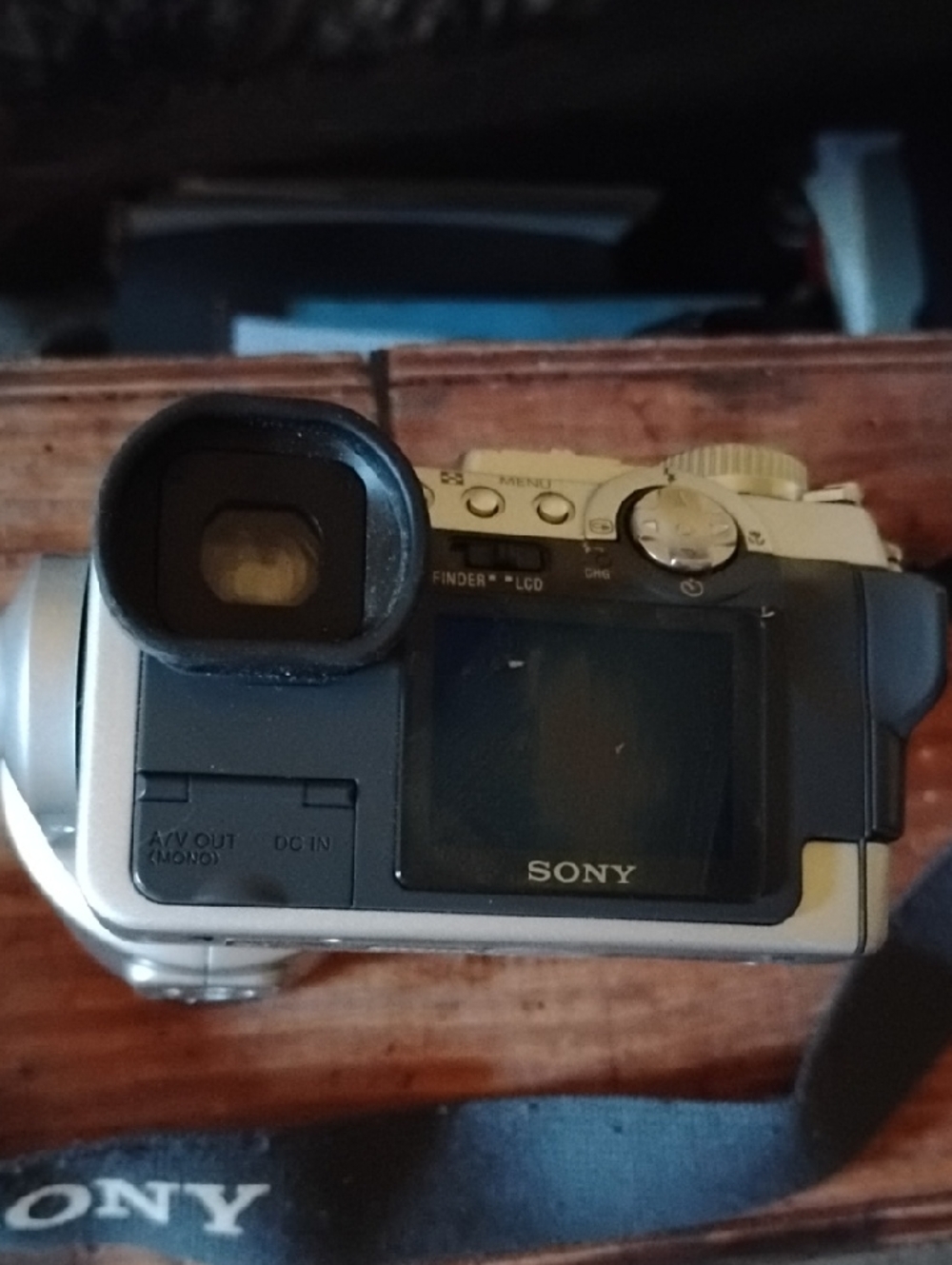 Sony Silver and Black Handheld Digital Still Camera with Carl Zuess VarioSonner